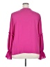 ELOQUII 100% Polyester Pink 3/4 Sleeve Blouse Size 18 - photo 2