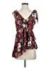 Cinq à Sept 100% Polyester Pink Short Sleeve Blouse Size XS - photo 1
