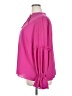 ELOQUII 100% Polyester Pink 3/4 Sleeve Blouse Size 18 - photo 5