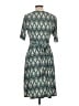 Donna Morgan Print Teal Casual Dress Size 10 - photo 2