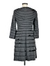Muse Stripes Gray Casual Dress Size 6 - photo 2