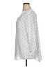 Como Blu Polka Dots Silver 3/4 Sleeve Blouse Size 1X - photo 5