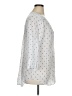 Como Blu Polka Dots Silver 3/4 Sleeve Blouse Size 1X - photo 4
