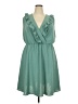Unbranded 100% Polyester Teal Casual Dress Size XXL (estimated) - photo 1