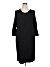 Magellan's Solid Black Casual Dress Size XL - photo 1