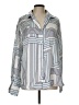 Tamara H. 100% Polyester Stripes Blue Long Sleeve Blouse Size L - photo 1