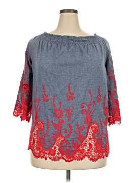 Denim 24/7 3/4 Sleeve Blouse
