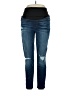 Ann Taylor LOFT Solid Blue Jeans Size 14 - photo 1