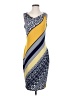 Evan Picone Graphic Yellow Cocktail Dress Size 4 - photo 1