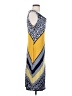 Evan Picone Graphic Yellow Cocktail Dress Size 4 - photo 4
