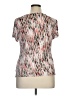 Apt. 9 Silver Short Sleeve Top Size XL - photo 2