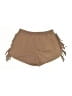 Love By Design Brown Khaki Shorts Size L - photo 2
