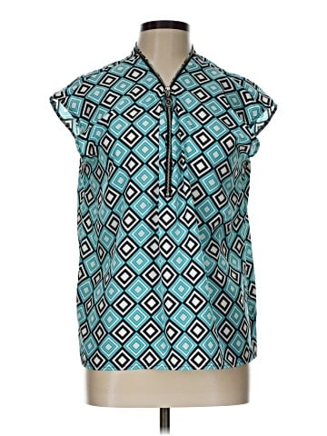 MICHAEL Michael Kors Short Sleeve Blouse (view 1)