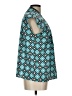 MICHAEL Michael Kors 100% Polyester Teal Short Sleeve Blouse Size L (petite) - photo 4