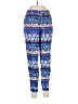 Cato 100% Rayon Print Blue Casual Pants Size M - photo 1