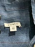 Covet Blue Long Sleeve Button-Down Shirt Size S - photo 7