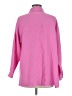 Davi & Dani Polka Dots Pink Long Sleeve Blouse Size M - photo 2