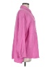 Davi & Dani Polka Dots Pink Long Sleeve Blouse Size M - photo 4