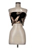 Shein 100% Polyester Gold Tube Top Size 6 - photo 1