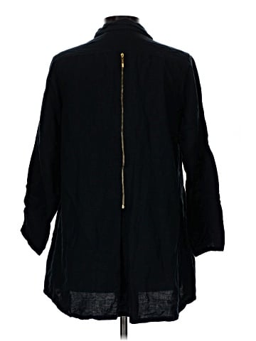 Soft Surroundings 3/4 Sleeve Button-Down Shirt (view 2)