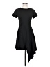 Slate & Willow Solid Black Casual Dress Size 4 - photo 1