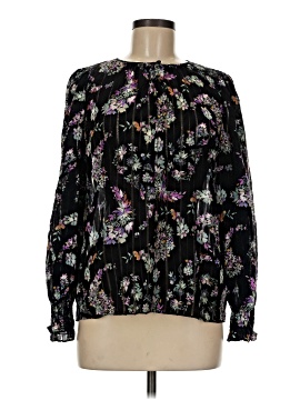 Rebecca Taylor Long Sleeve Silk Top (view 1)