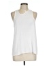 Tibi 100% Polyester White Sleeveless T-Shirt Size L - photo 1