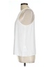 Tibi 100% Polyester White Sleeveless T-Shirt Size L - photo 5