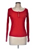 Unbranded Red Long Sleeve Henley Size M - photo 1