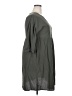 Unbranded Solid Green Gray Casual Dress Size XXL - photo 4