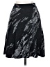 BCBGMAXAZRIA Graphic Black Silk Skirt Size XXS - photo 2