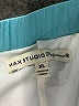 Max Studio 100% Nylon Color Block Teal Athletic Shorts Size XL - photo 3