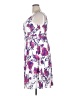 Express Outlet 100% Polyester Floral White Cocktail Dress Size L - photo 5