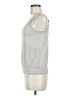 Nic + Zoe Silver Sleeveless Top Size M - photo 5