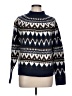 Evereve Chevron-herringbone Blue Pullover Sweater Size L - photo 1