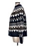 Evereve Chevron-herringbone Blue Pullover Sweater Size L - photo 5