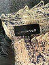Lucy Paris 100% Polyester Paisley Silver Long Sleeve Blouse Size M - photo 7