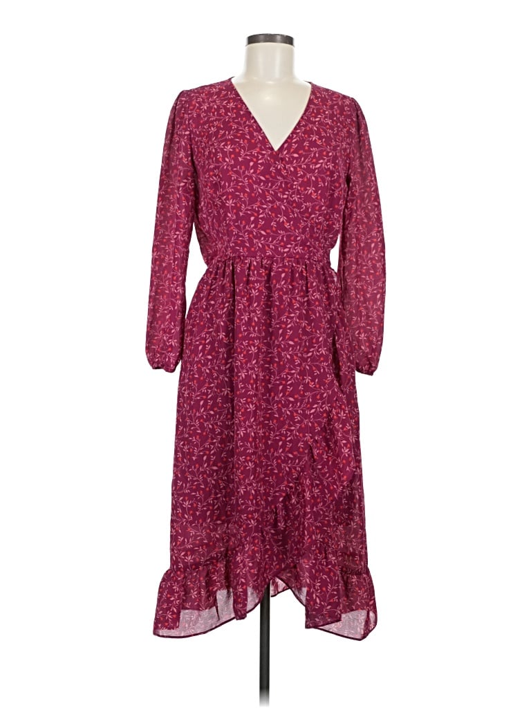 Pre-owned Old Navy Casual Dress In Burgundy