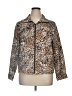 Studio Works 100% Cotton Animal Print Gold Jacket Size XL - photo 1