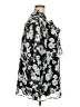 Lane Bryant 100% Polyester Floral Silver Long Sleeve Blouse Size 22 - photo 4