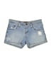 L.e.i. 100% Cotton Blue Denim Shorts Size 1 - photo 1