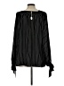 Max Studio 100% Polyester Black Long Sleeve Blouse Size L - photo 2