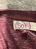SO Burgundy Pullover Sweater Size M - photo 7