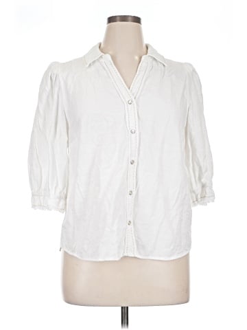 Democracy 3/4 Sleeve Button-Down Shirt (view 1)