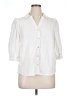 Democracy White 3/4 Sleeve Button-Down Shirt Size XL - photo 1