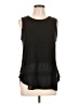 MICHAEL Michael Kors Solid Black Sleeveless Blouse Size L - photo 1