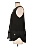 MICHAEL Michael Kors Solid Black Sleeveless Blouse Size L - photo 5