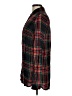 Old Navy 100% Rayon Plaid Black Long Sleeve Button-Down Shirt Size M (tall) - photo 5