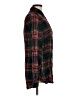 Old Navy 100% Rayon Plaid Black Long Sleeve Button-Down Shirt Size M (tall) - photo 4