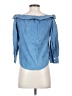 Veronica Beard Blue 3/4 Sleeve Blouse Size 0 - photo 2